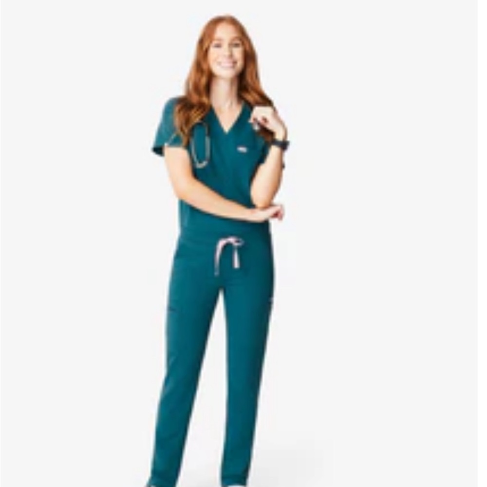 Figs Blue Trousers Modern Fit Medical Scrubs